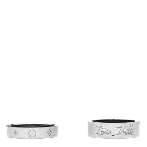 LOUIS VUITTON Monogram You and Me Set of 2 Rings L